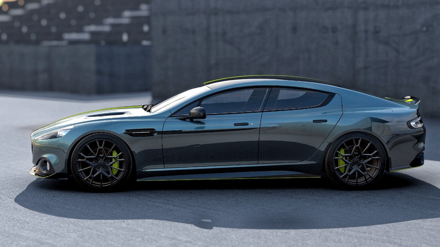 Первый электромобиль фирмы Aston Martin Rapide AMR
