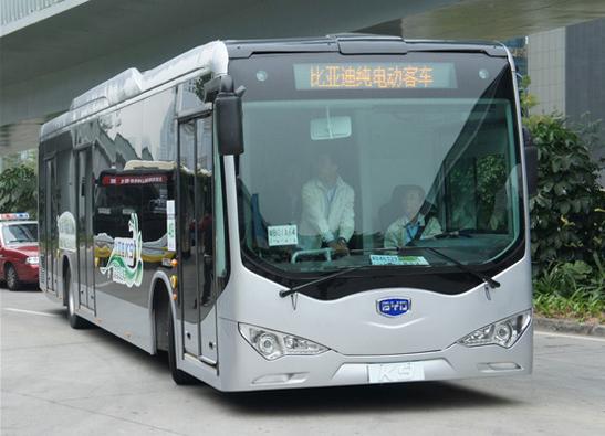 Электроавтобусы BYD мощностью 90 кВт (122 лс)