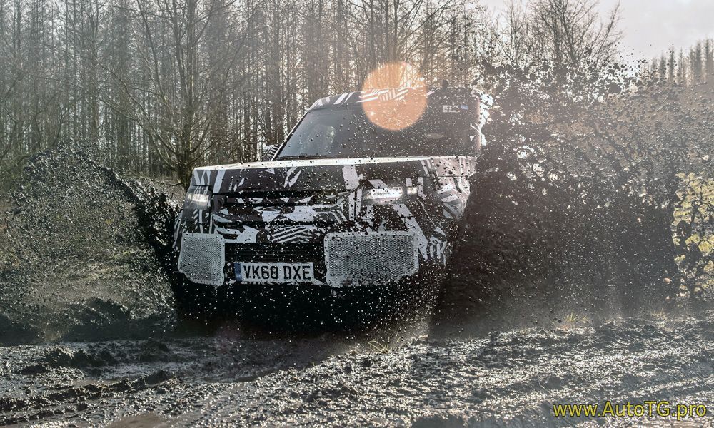 Новый Land Rover Defender: выпущены свежие тестовые изображения